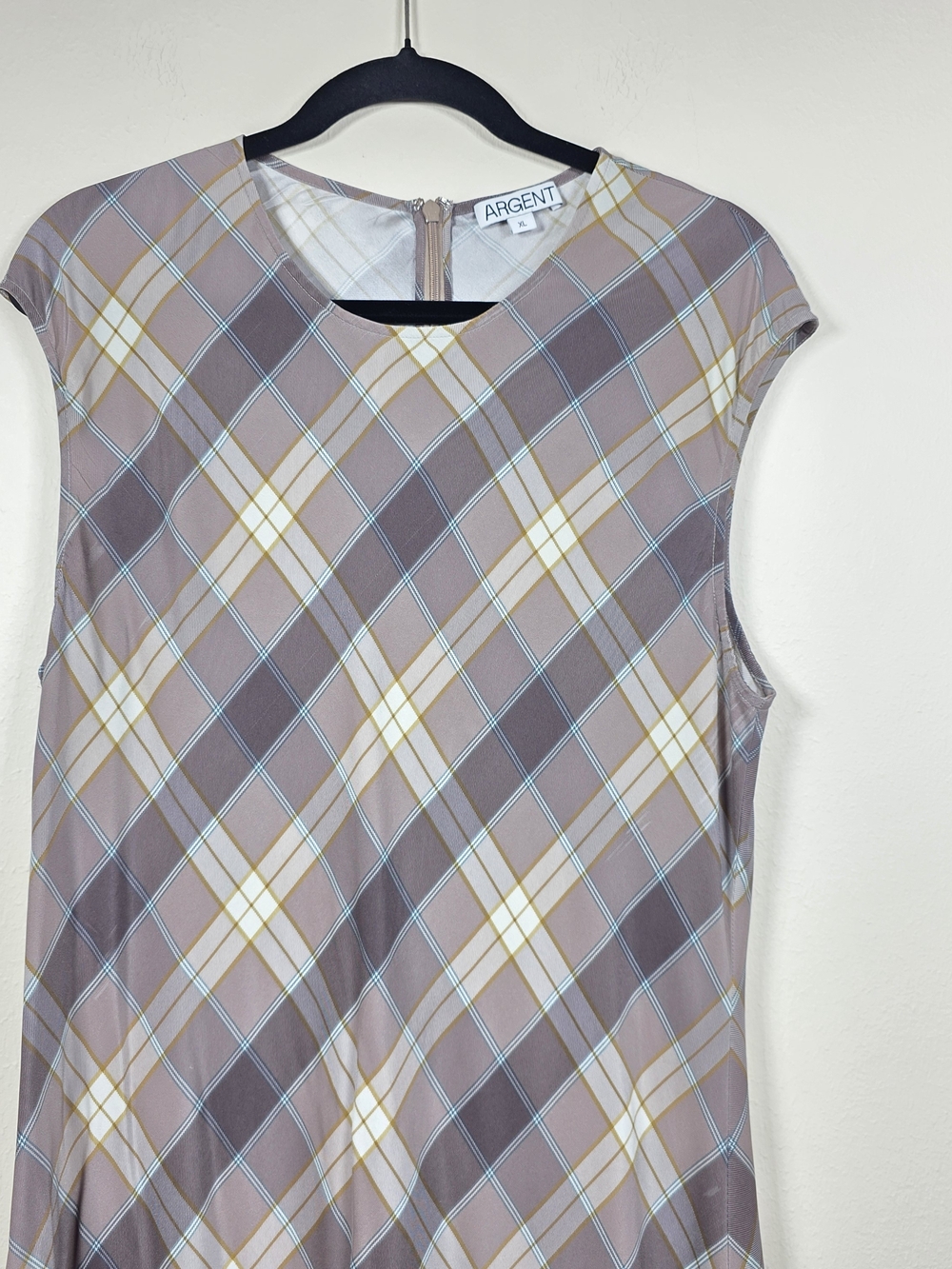 ARGENT 100% SILK MINIMAL BIAS DRESS SIZE XL MSRP $475 - Picture 5 of 15